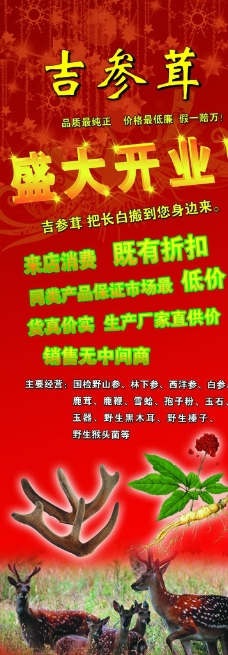 吉参茸 盛大开业图片