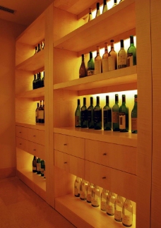 高清家居 室内装饰 酒柜 红酒图片