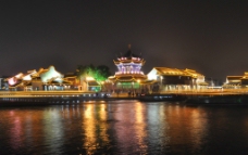 苏州山塘街夜景图片
