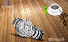 休闲生活手表广告图片