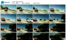 吉普车公路行驶高清实拍视频素材