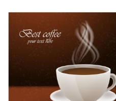 咖啡杯矢量咖啡饮品菜单图片