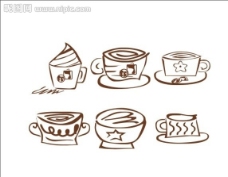 咖啡矢量标志图片