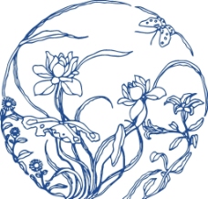 青花瓷图案图片