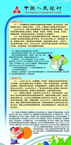 中国人民银行展板图片