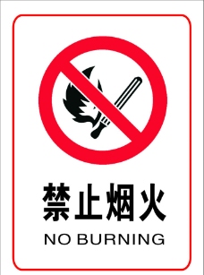 禁止烟火（标志为位图）图片