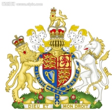 英国国徽英王徽图片