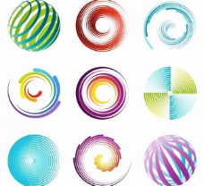 3d动感线条logo图片