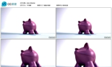 小猪存钱罐视频实拍素材