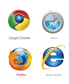 四大浏览器logo源文件图片