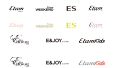 艾格ETAM全品牌logo 新logo图片