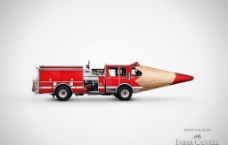 铅笔设计 消防车篇图片