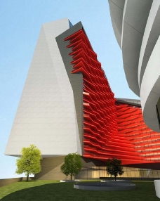 世界建筑未来世界科幻商业建筑效果图图片