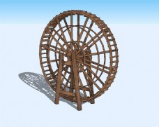 水车3D模型