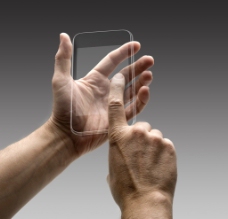 透明触屏手机图片