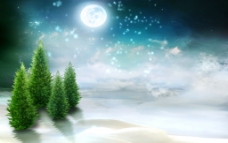 冬季梦幻背景图片