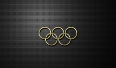精美金属奥运五环壁纸图片