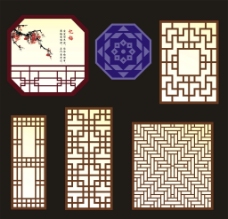 中式窗棂窗花格子图片