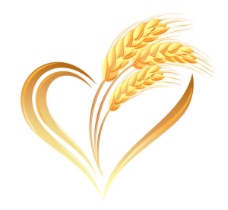 麦穗心形logo
